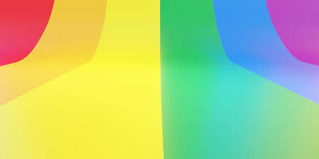 LGBT Gay pride sign symbol. Rainbow color flag, LGBTQ community rights, multicolor stripe background texture. 3d renderの写真素材