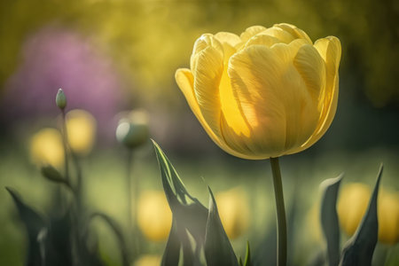 Tulip. Beautiful bouquet of tulips. colorful tulips. tulips in spring,colourful tulipの素材