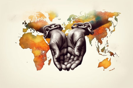 The essence of Juneteenth and African Liberation Day, showcasing the rich heritage, unity, and strength within the African and African-American communities as they celebrate their historyの素材