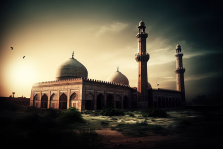 Jumma Mubarak, blessed friday celebration in islamic cultureの素材