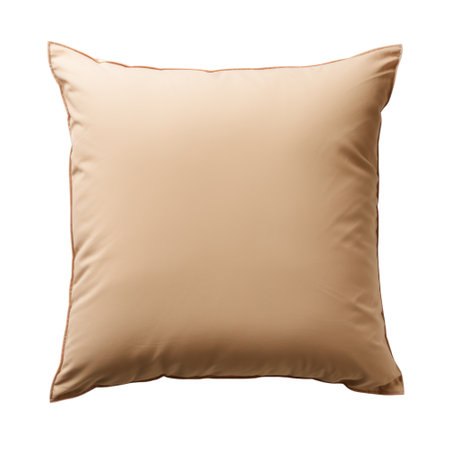 Soft pillow isolated on white transparent backgroundの素材