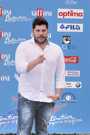 Giffoni Valle Piana, Sa, Italy - July 17, 2016: Salvatore Esposito at Giffoni Film Festival 2016 - on July 17, 2016 in Giffoni Valle Piana, Italyのeditorial素材