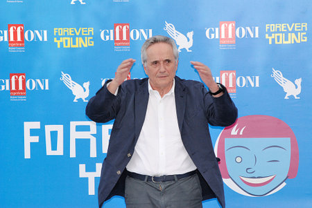 Giffoni Valle Piana, Sa, Italy - July 20, 2013 : Marco Bellocchio at Giffoni Film Festival 2013 - on July 20, 2013 in Giffoni Valle Piana, Italyのeditorial素材