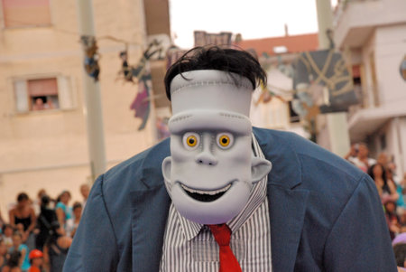 Giffoni Valle Piana, Sa, Italy - July 23, 2015 : Cast Movie Hotel Transylvania 2 at Giffoni Film Festival 2015 - on July 23, 2015 in Giffoni Valle Piana, Italyのeditorial素材