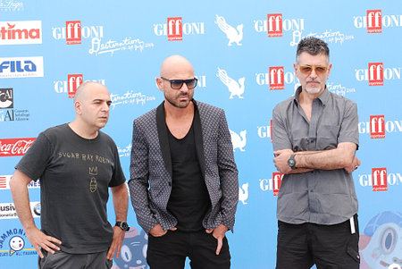 Giffoni Valle Piana, Sa, Italy - July 20, 2016 : Almamegretta at Giffoni Film Festival 2016 - on July 20, 2016 in Giffoni Valle Piana, Italyのeditorial素材