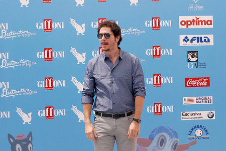 Giffoni Valle Piana, Sa, Italy - July 18, 2016 : Gabriele Mainetti at Giffoni Film Festival 2016 - on July 18, 2016 in Giffoni Valle Piana, Italyのeditorial素材