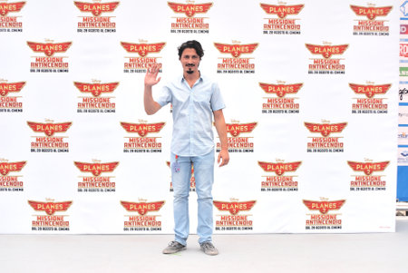 Giffoni Valle Piana, Salerno, Italia - 18 Luglio, 2014 : Andrea Castaldo al Giffoni Film Festival 2014 - il 18 Luglio, 2014 a Giffoni Valle Piana, Italiaのeditorial素材