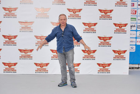 Giffoni Valle Piana, Salerno, Italia - 18 Luglio, 2014 : Marco Marzocca al Giffoni Film Festival 2014 - il 18 Luglio, 2014 a Giffoni Valle Piana, Italiaのeditorial素材