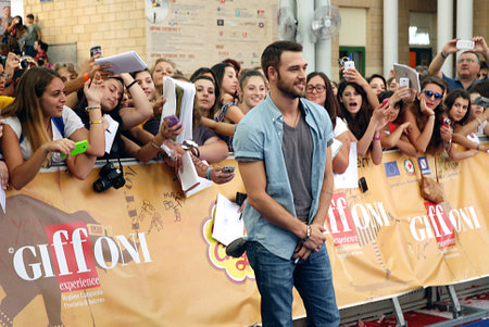 Giffoni Valle Piana, Salerno, Italia - 23 Luglio, 2014 : Ryan Guzman al Giffoni Film Festival 2014 - il 23 Luglio, 2014 a Giffoni Valle Piana, Italiaのeditorial素材