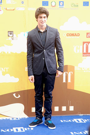 Giffoni Valle Piana, Salerno, Italia - 24 Luglio, 2014 : Carmine Buschini al Giffoni Film Festival 2014 - il 24 Luglio, 2014 a Giffoni Valle Piana, Italiaのeditorial素材