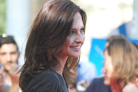 Giffoni Valle Piana, Salerno, Italia - 17 Luglio, 2012 : Anna Safroncik al Giffoni Film Festival 2012 - il 17 Luglio, 2012 a Giffoni Valle Piana, Italiaのeditorial素材