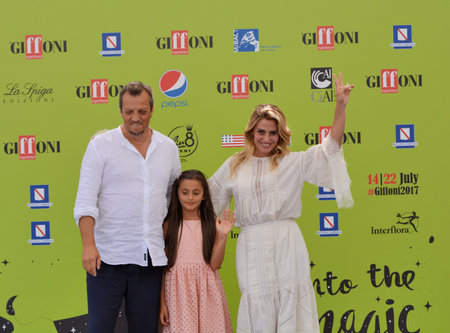 Giffoni Valle Piana, Sa, Italy - July 22, 2017: Gabriele Muccino at Giffoni Film Festival 2017 - on July 22, 2017 in Giffoni Valle Piana, Italyのeditorial素材