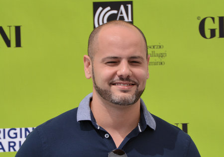 Giffoni Valle Piana, Sa, Italy - July 16, 2017 : Fabio Resinaro at Giffoni Film Festival 2017 - on July 16, 2017 in Giffoni Valle Piana, Italyのeditorial素材