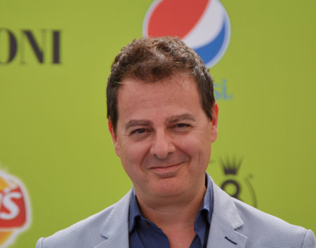 Giffoni Valle Piana, Sa, Italy - July 16, 2017 : Iginio Straffi at Giffoni Film Festival 2017 - on July 16, 2017 in Giffoni Valle Piana, Italyのeditorial素材