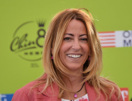 Giffoni Valle Piana, Sa, Italy - July 21, 2017 : Lucia Fortini at Giffoni Film Festival 2017 - on July 21, 2017 in Giffoni Valle Piana, Italyのeditorial素材