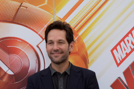 Giffoni Valle Piana, Sa, Italy - July 20, 2018 : Paul Rudd at Giffoni Film Festival 2018 - on July 20, 2018 in Giffoni Valle Piana, Italyのeditorial素材