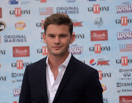 Giffoni Valle Piana, Sa, Italy - July 25, 2018 : Jeremy Irvine at Giffoni Film Festival 2018 - on July 25, 2018 in Giffoni Valle Piana, Italyのeditorial素材