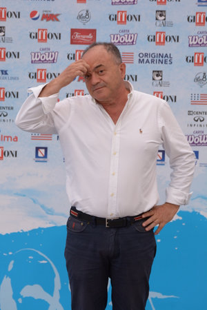 Giffoni Valle Piana, Sa, Italy - July 21, 2018 : Nicola Gratteri at Giffoni Film Festival 2018 - on July 21, 2018 in Giffoni Valle Piana, Italyのeditorial素材