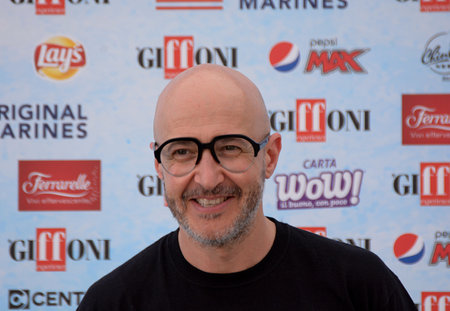 Giffoni Valle Piana, Sa, Italy - July 20, 2018 : Saturnino at Giffoni Film Festival 2018 - on July 20, 2018 in Giffoni Valle Piana, Italyのeditorial素材