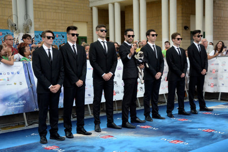 Giffoni Valle Piana, Sa, Italy - July 19, 2019 : " Men In Black : International ", at Giffoni Film Festival 2019 - on July 19, 2019 in Giffoni Valle Piana, Italy.のeditorial素材