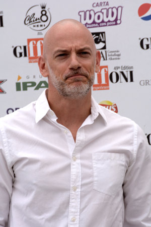 Giffoni Valle Piana, Sa, Italy - July 27, 2019 : Filippo Nigro at Giffoni Film Festival 2019 - on July 27, 2019 in Giffoni Valle Piana, Italy.のeditorial素材