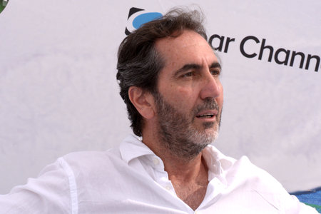 Giffoni Valle Piana, Italy - July 22, 2021: Paolo Calabresi at Giffoni Film Festival 50 Plus - on July 22, 2021 in Giffoni Valle Piana, Italy.のeditorial素材