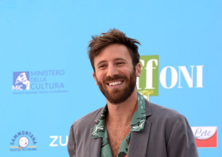 Giffoni Valle Piana, Italy - July 21, 2021: Nicolo 'De Devitiis at Giffoni Film Festival 50 Plus - on July 21, 2021 in Giffoni Valle Piana, Italy.のeditorial素材