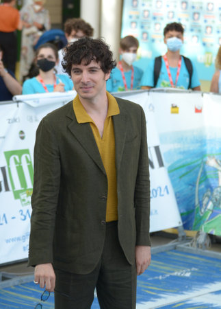 GIFFONI VALLE PIANA, ITALY - July 31,2021: Pierpaolo Spollon at Giffoni Film Festival 50 Plus - on July 31, 2021 in Giffoni Valle Piana, Italy.のeditorial素材