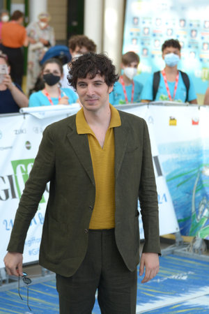 GIFFONI VALLE PIANA, ITALY - July 31,2021: Pierpaolo Spollon at Giffoni Film Festival 50 Plus - on July 31, 2021 in Giffoni Valle Piana, Italy.のeditorial素材