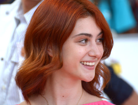 GIFFONI VALLE PIANA, ITALY - July 24,2021: Gaja Masciale at Giffoni Film Festival 50 Plus - on July 24, 2021 in Giffoni Valle Piana, Italy.のeditorial素材