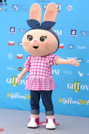 GIFFONI VALLE PIANA, ITALY - July 24,2021: Pinocchio and Friends at Giffoni Film Festival 50 Plus - on July 24, 2021 in Giffoni Valle Piana, Italy.のeditorial素材
