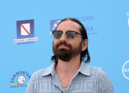 GIFFONI VALLE PIANA, ITALY - July 29, 2021: Antonio Di Martino alias Dimartino at Giffoni Film Festival 50 Plus - on July 29, 2021 in Giffoni Valle Piana, Italy.のeditorial素材