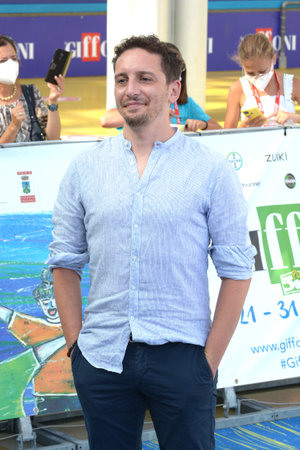GIFFONI VALLE PIANA, ITALY - July 30,2021: Fabio Mollo at Giffoni Film Festival 50 Plus - on July 30, 2021 in Giffoni Valle Piana, Italy.のeditorial素材