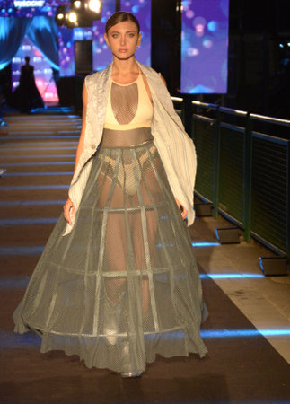 Italy: Italian Fashion Talent Awards Evening Show, a national fashion contest, at Vietri Sul Mare, July 19,2022.のeditorial素材
