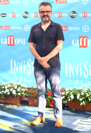 GIFFONI VALLE PIANA, ITALY - July 25,2022: Carlo Cresto-Dina at Giffoni Film Festival 2022 - on July 25, 2022 in Giffoni Valle Piana, Italy.のeditorial素材