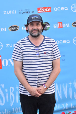 GIFFONI VALLE PIANA, ITALY - July 22,2022: David Earl at Giffoni Film Festival 2022 - on July 22, 2022 in Giffoni Valle Piana, Italy.のeditorial素材