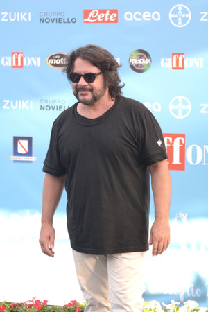 GIFFONI VALLE PIANA, ITALY - July 29,2022: Pasquale Petrolo, aka Lillo at Giffoni Film Festival 2022 - on July 29, 2022 in Giffoni Valle Piana, Italy.のeditorial素材