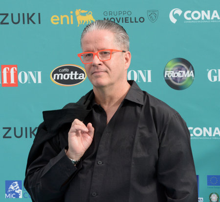 GIFFONI VALLE PIANA,ITALY - July 21,2023 : Ernst Knam at Giffoni Film Festival 2023 - on July 21, 2023 in Giffoni Valle Piana, Italy.のeditorial素材