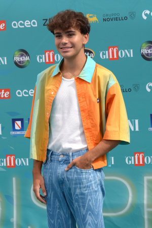 GIFFONI VALLE PIANA,ITALY - July 22,2023 : Luciano Spinelli at Giffoni Film Festival 2023 - on July 22, 2023 in Giffoni Valle Piana, Italy.のeditorial素材