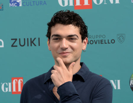 GIFFONI VALLE PIANA,ITALY - July 23,2023 : Giacomo Giorgio at Giffoni Film Festival 2023 - on July 23, 2023 in Giffoni Valle Piana, Italy.のeditorial素材