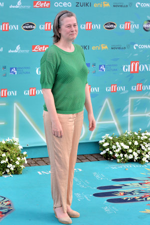 GIFFONI VALLE PIANA,ITALY - July 25,2023 : Sytske Kok at Giffoni Film Festival 2023 - on July 25, 2023 in Giffoni Valle Piana, Italy.のeditorial素材