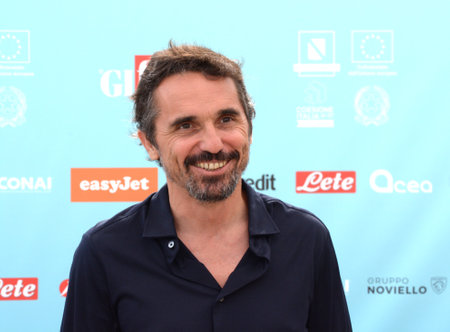 GIFFONI VALLE PIANA,ITALY - July 20,2024 : Pier Giorgio Bellocchio at Giffoni Film Festival 2024 - on July 20, 2024 in Giffoni Valle Piana, Italy.のeditorial素材