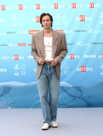 GIFFONI VALLE PIANA,ITALY - July 20,2024 : Dario Aita at Giffoni Film Festival 2024 - on July 20, 2024 in Giffoni Valle Piana, Italy.のeditorial素材