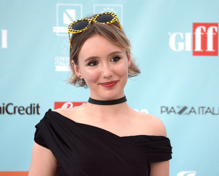 GIFFONI VALLE PIANA,ITALY - July 20,2024 : Millie Fortunato Asquini at Giffoni Film Festival 2024 - on July 20, 2024 in Giffoni Valle Piana, Italy.のeditorial素材