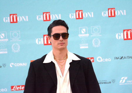 GIFFONI VALLE PIANA,ITALY - July 23,2024 : Luis Sal at Giffoni Film Festival 2024 - on July 23, 2024 in Giffoni Valle Piana, Italy.のeditorial素材