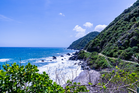 Wild tropical coast next to Caracas (Vargas, Venezuela).