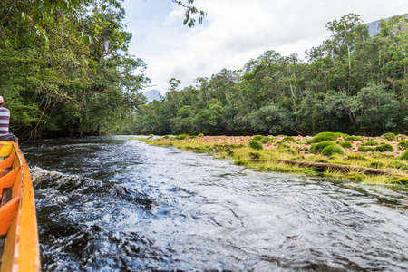 Panorama landscape of Canaima National Park, Bolivar, Venezuela.