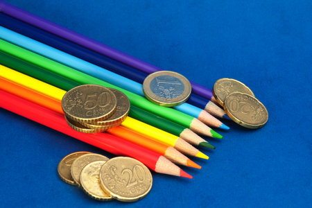 The color of money の写真素材