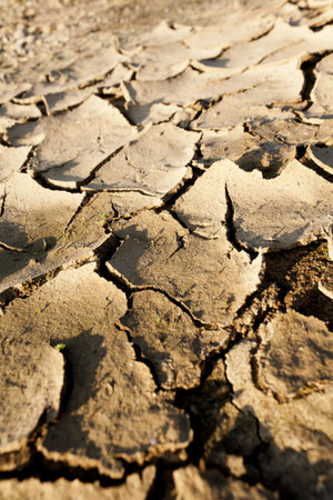 Dry soil in arid areasの写真素材