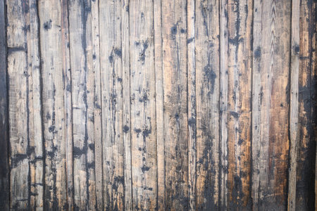 rustic wooden textured backgroundの写真素材